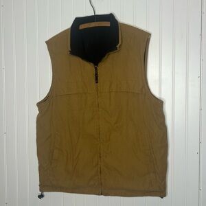 Weatherproof Garment Company Reversible 2 Sided Vest With Pockets Size Medium
